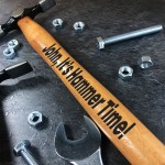 PERSONALISED Funny Gift Engraved Hammer Birthday Xmas