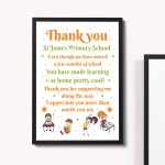 Special Thank You Poem Teacher Leaving Nursery School Framed