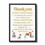 Special Thank You Poem Teacher Leaving Nursery School Framed