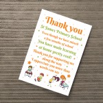 Special Thank You Poem Gift For Teacher Leaving Nursery