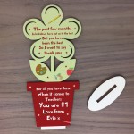 Lockdown Teacher Gift Poem Wooden Flower Thank You Gift