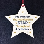 BEEN A STAR Personalised Teacher Assistant Thank You Gift Star