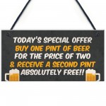 Funny Bar Sign For Man Cave Pub Hanging Sign Gift For Men Beer