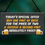 Funny Bar Sign For Man Cave Pub Hanging Sign Gift For Men Beer