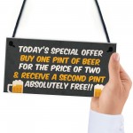 Funny Bar Sign For Man Cave Pub Hanging Sign Gift For Men Beer