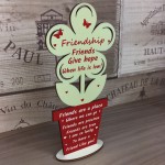 Friendship Gift For Her Freestanding Flower Gift For Best Friend