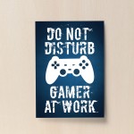 Gaming Wall Art For Boys Bedroom DO NOT DISTURB Games Room Print