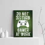 Gaming Print For Boys Bedroom DO NOT DISTURB Games Room PrintChe