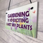 Funny Garden Sign Hanging Plaque Summerhouse Shed Decor