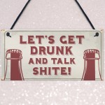 FUNNY Rude Bar Sign For Garden Man Cave Pub Bar Beer Vodka