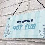 Nautical Theme Hot Tub Sign PERSONALISED Garden Summerhouse