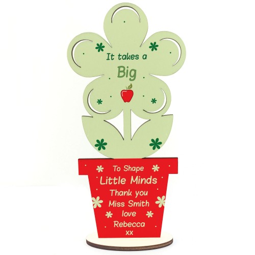 Big Heart Teacher Thank You Gift Assistant Pre School Nursery