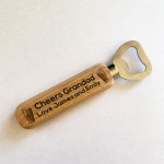 Alcohol Gift For Grandad Wood Bottle Opener Birthday Christmas