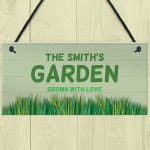 PERSONALISED Garden Sign For Summerhouse Shed Plaque