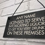 Funny Personalised Home Bar Sign Man Cave Shed Garage Pub