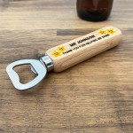 THANK YOU Gift For Teacher Bottle Opener Gift From Student