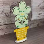 Best TEACHER Wood Flower Thank You Leaving Nursery Preschool