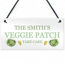 Personalised Veggie Patch Sign For Garden Greenhouse