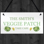 Personalised Veggie Patch Sign For Garden Greenhouse