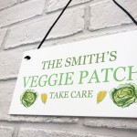 Personalised Veggie Patch Sign For Garden Greenhouse