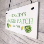 Personalised Veggie Patch Sign For Garden Greenhouse