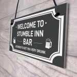 Funny Personalised Home Bar Sign For Bar Pub Man Cave License