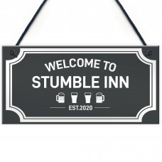 Home Bar Pub Man Cave Sign Personalised Gift For Home 