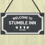 Home Bar Pub Man Cave Sign Personalised Gift For Home 