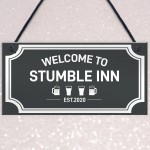 Home Bar Pub Man Cave Sign Personalised Gift For Home 