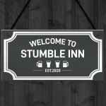 Home Bar Pub Man Cave Sign Personalised Gift For Home 