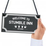 Home Bar Pub Man Cave Sign Personalised Gift For Home 