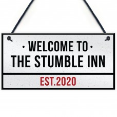 Funny Home Bar Sign Personalised Street Sign For Man Cave Pub