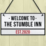 Funny Home Bar Sign Personalised Street Sign For Man Cave Pub