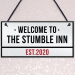 Funny Home Bar Sign Personalised Street Sign For Man Cave Pub