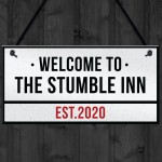 Funny Home Bar Sign Personalised Street Sign For Man Cave Pub