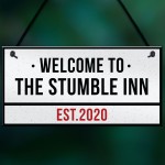Funny Home Bar Sign Personalised Street Sign For Man Cave Pub