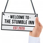 Funny Home Bar Sign Personalised Street Sign For Man Cave Pub