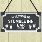 PERSONALISED Shabby Chic Bar Sign For Man Cave Bar Pub Gift