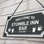 PERSONALISED Shabby Chic Bar Sign For Man Cave Bar Pub Gift