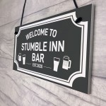 PERSONALISED Shabby Chic Bar Sign For Man Cave Bar Pub Gift