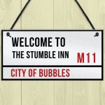 PERSONALISED Home Bar Street Style Sign For Man Cave Bar Pub