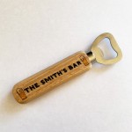 PERSONALISED Bar Accessories Bottle Opener Home Bar Man Cave