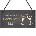 Shabby Chic Bar Sign Home Bar Kitchen Sign Gift For Her