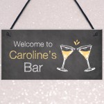 Shabby Chic Bar Sign Home Bar Kitchen Sign Gift For Her