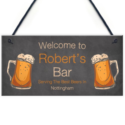 Beer Gift Hanging Home Bar Man Cave Shed Summerhouse Sign