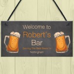 Beer Gift Hanging Home Bar Man Cave Shed Summerhouse Sign