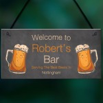 Beer Gift Hanging Home Bar Man Cave Shed Summerhouse Sign