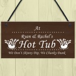 Personalised Any Name's Hot Tub Sign Novelty Hot Tub Accessories