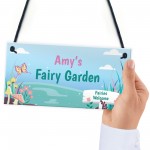 Fairy Garden Sign PERSONALISED Summerhouse Shed Plaque