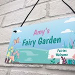 Fairy Garden Sign PERSONALISED Summerhouse Shed Plaque